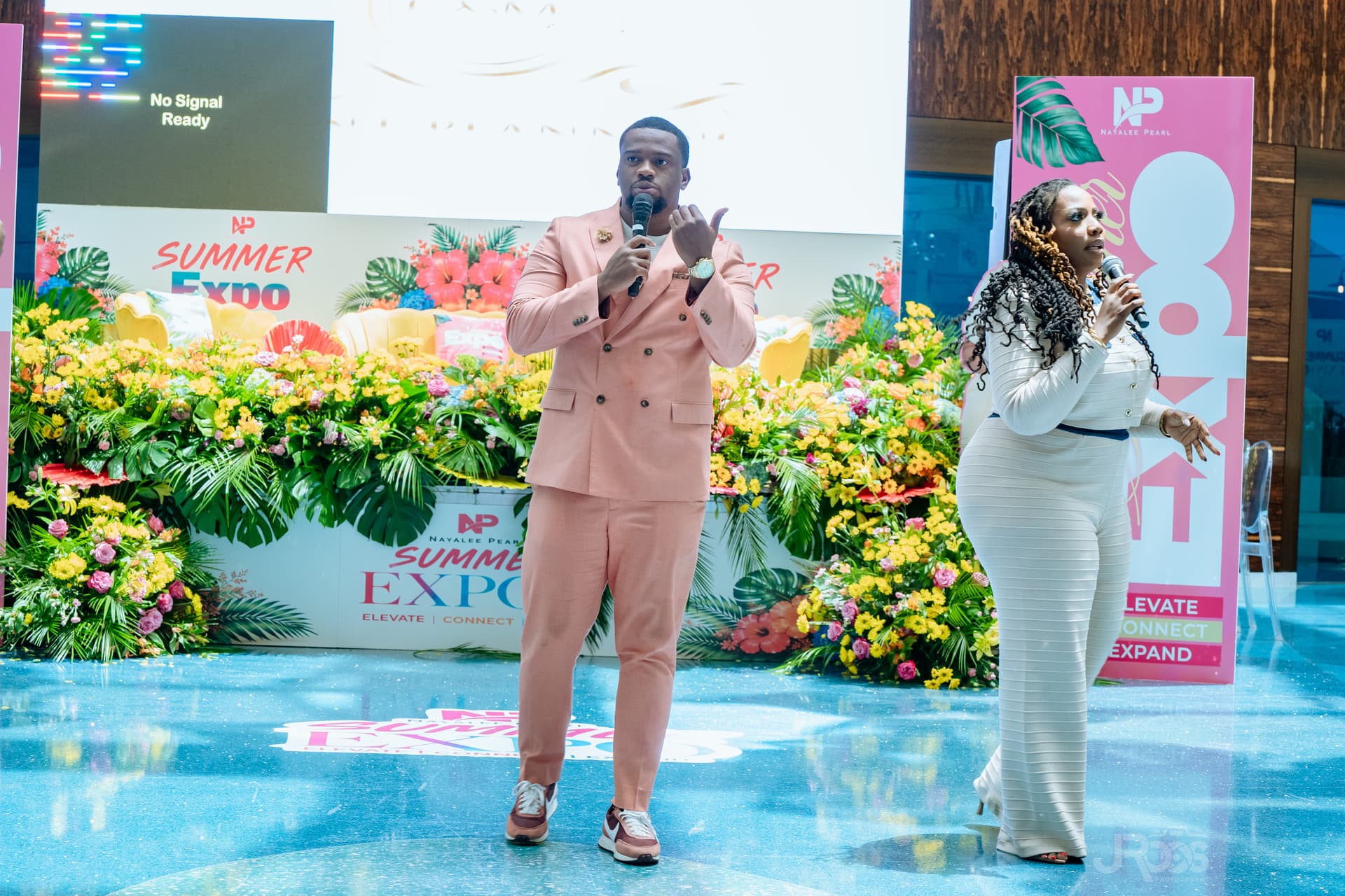 A speaker sharing insights on stage
